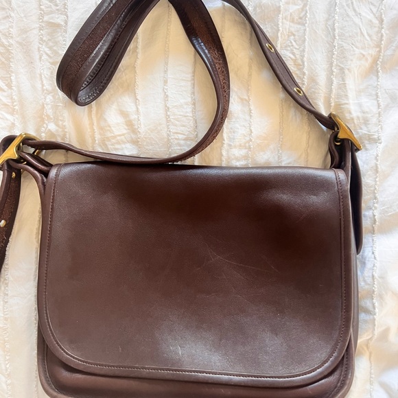 Coach Patricia’s Legacy Vintage Brown Leather Crossbody 9951 - Picture 6 of 12